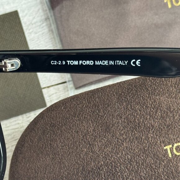 Tom Ford Tortoise Square Sunglasses - Viral Y2K Babe Vibe main image 5
